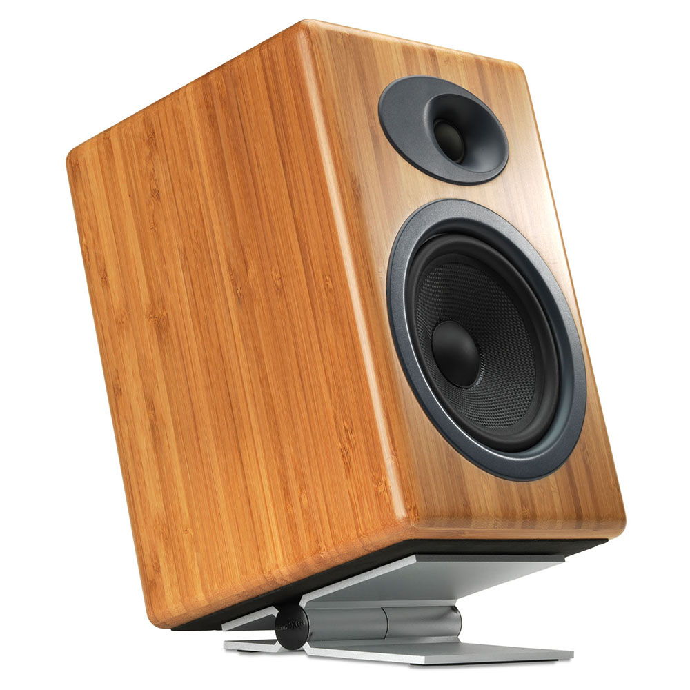 SoundXtra Adjustable Universal Speaker Stands Table Desk Pack of 2